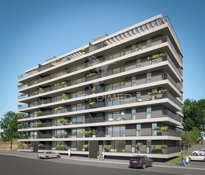 Apartment nuevo under construction T3 Braga - balconies, parking space, thermal insulation, garage, barbecue, balcony, kitchen, air conditioning