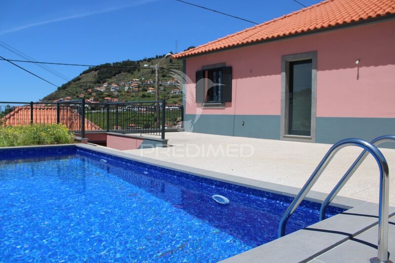 House Refurbished 3 bedrooms Campanário Ribeira Brava - swimming pool, garden, barbecue