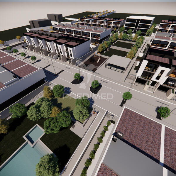 House V4 Modern under construction Esposende - heat insulation, central heating, boiler, double glazing, solar panels, balcony, fireplace