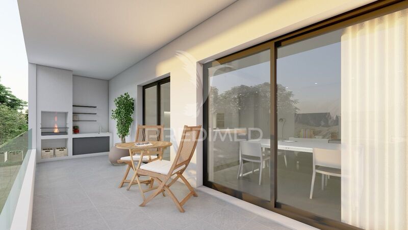 Apartment T3 Modern Gâmbia-Pontes-Alto da Guerra Setúbal - solar panels, balcony, sound insulation, garage, thermal insulation, double glazing, balconies, terrace, terraces