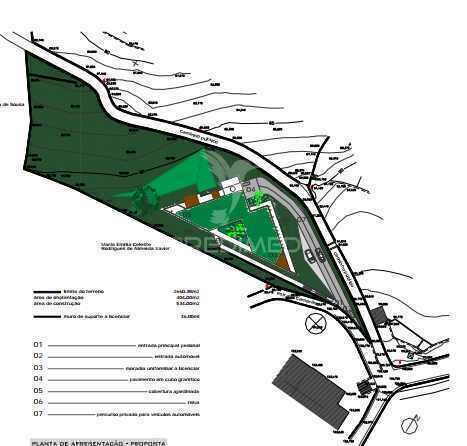 земельный участок c 2660m2 Polvoreira Guimarães