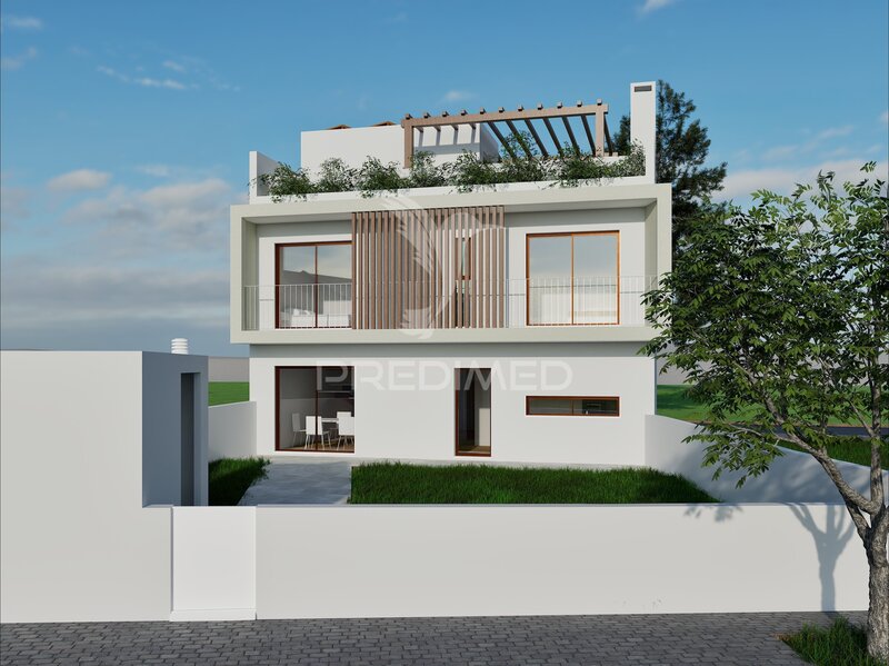 Moradia V4 Moderna Sines - jardim