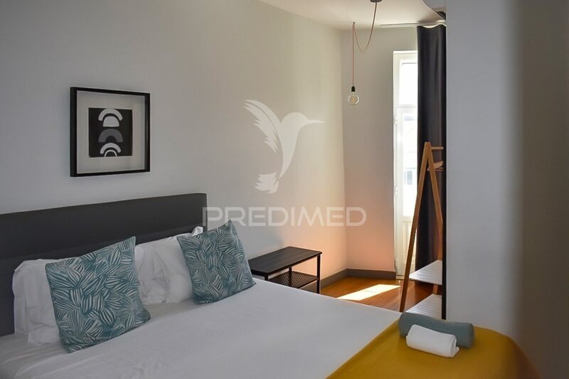 Apartment T2 au centre Porto - 3ème étage, équipé, climatisation, meublé