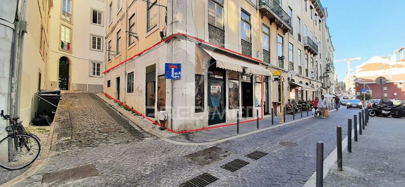 Loja São Vicente de Fora Lisboa - excelente localização, montra, wc