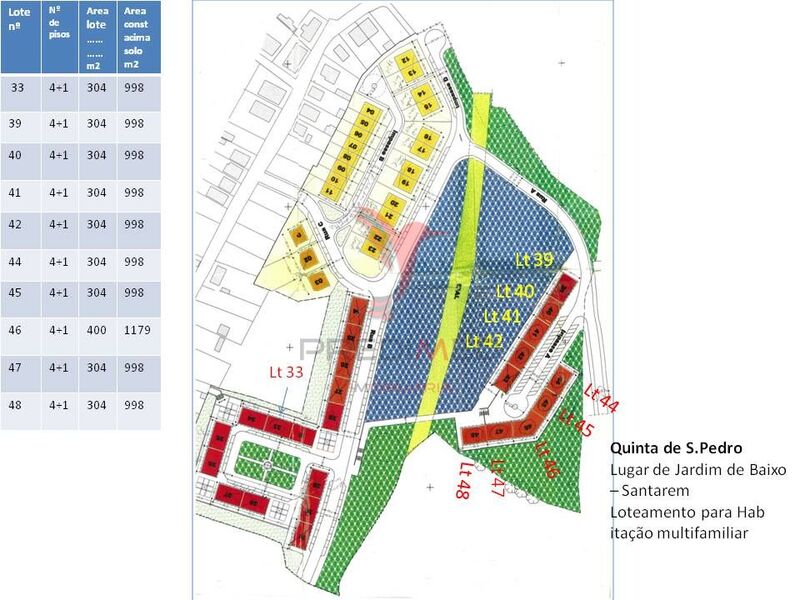 Lote para construção São Salvador Santarém - excelente vista, garagem, zona sossegada