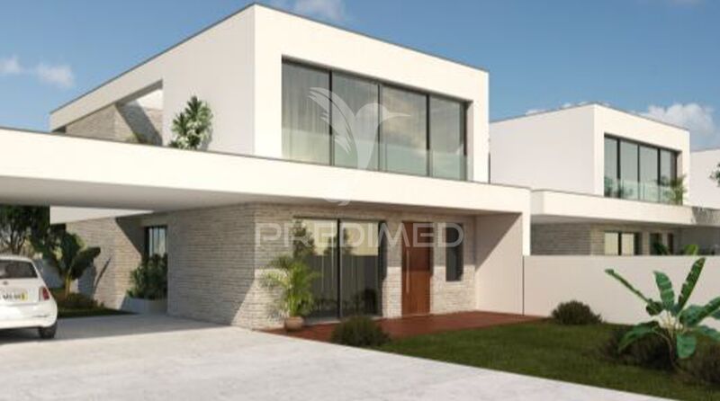 House V3 Modern under construction Rio Maior - tennis court, garden, solar panel, barbecue, swimming pool, air conditioning, balcony