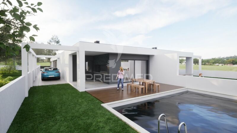 Casa nova em construção V4 Fernão Ferro Seixal - piscina, ar condicionado, jardim, vidros duplos