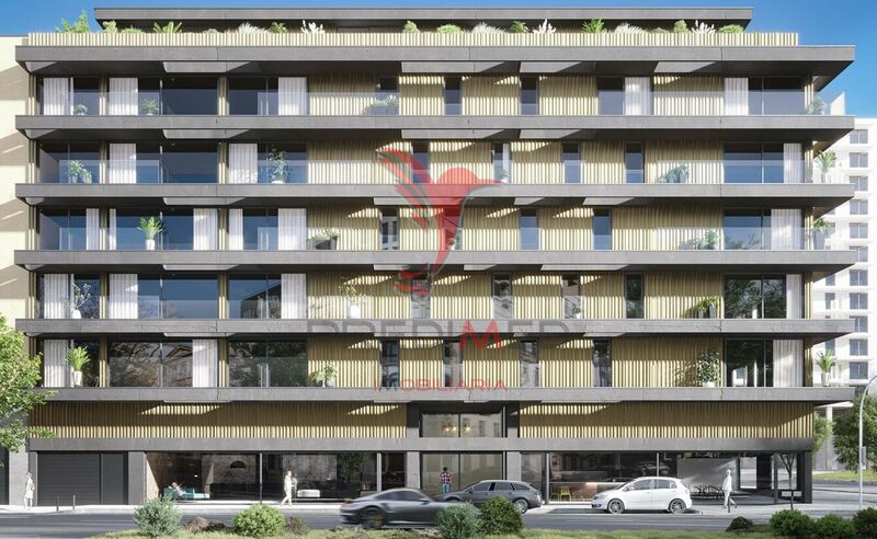 Apartment T2 Modern Aveiro - balcony, sound insulation, kitchen