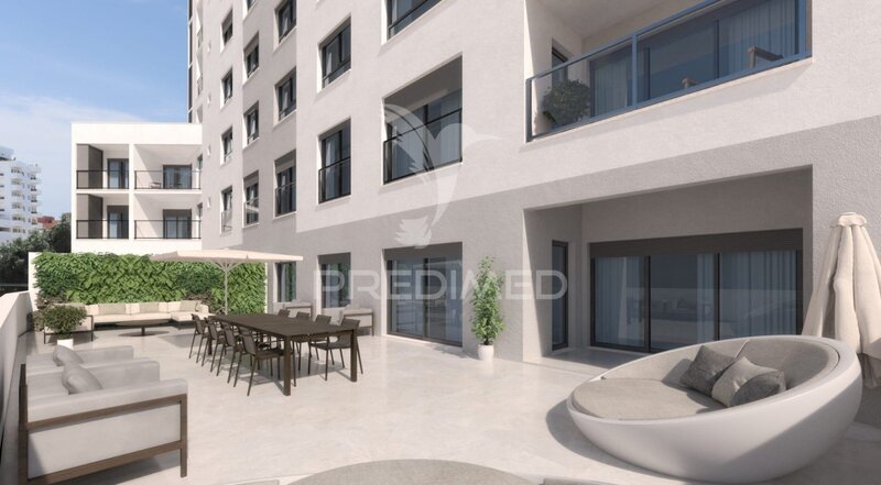 Apartment 2 bedrooms Portimão - floating floor, gated community, turkish bath, air conditioning, swimming pool, equipped