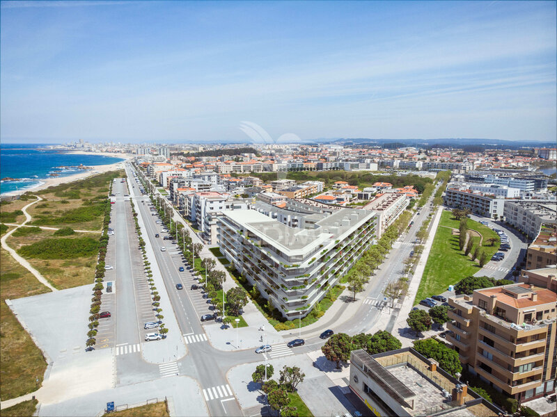 Апартаменты новые в центре T3 Vila do Conde - сад, кондиционер