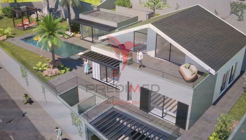 Moradia V4 Moderna em construção Paul do Mar Calheta (Madeira) - garagem, bbq, varanda, piscina