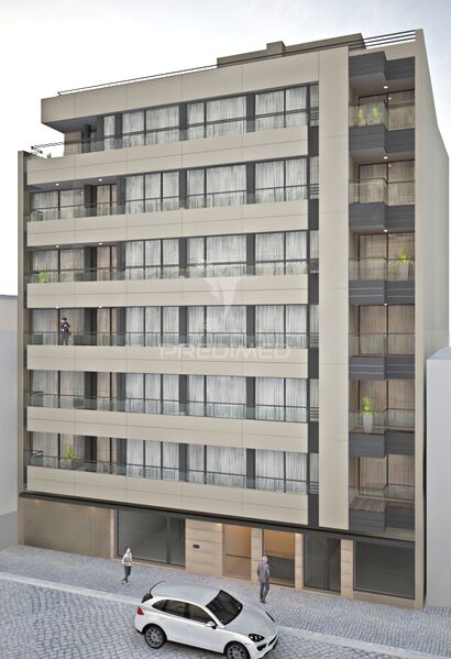 Apartment nouvel in the center T2 Maia - central heating, terraces, garden, garage, air conditioning, parking space, thermal insulation, 5th floor, terrace, balconies, balcony, sound insulation