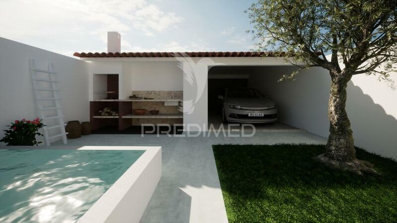 Moradia V2 para recuperar Beja - piscina, equipado, bbq, quintal, jardim, garagem