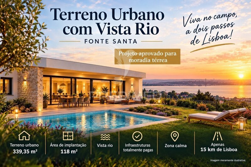 Terreno Urbano com Vista Rio e Projeto Aprovado - Fonte Santa