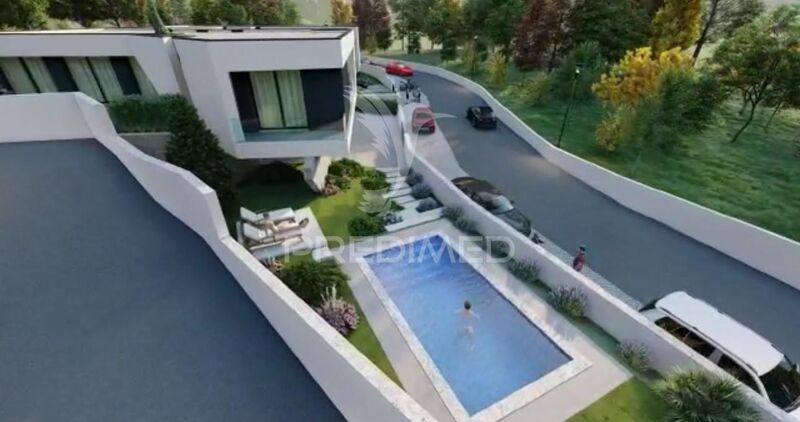 Casa V3 nova em construção Guimarães - jardim, piscina, garagem