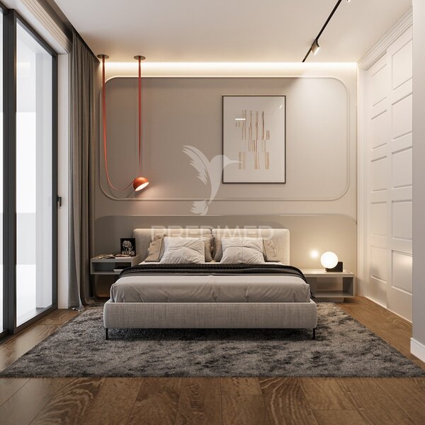 Apartment 2 bedrooms new Portimão - gated community, thermal insulation, garage, garden, radiant floor, barbecue, balcony, swimming pool, central heating, playground, air conditioning, video surveillance