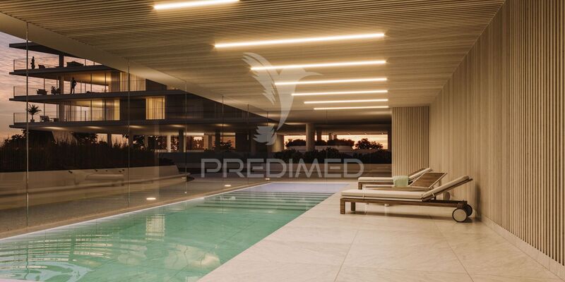 Apartment under construction T2 Quarteira Loulé - kitchen, balcony, tennis court, alarm, gardens, swimming pool, air conditioning, video surveillance