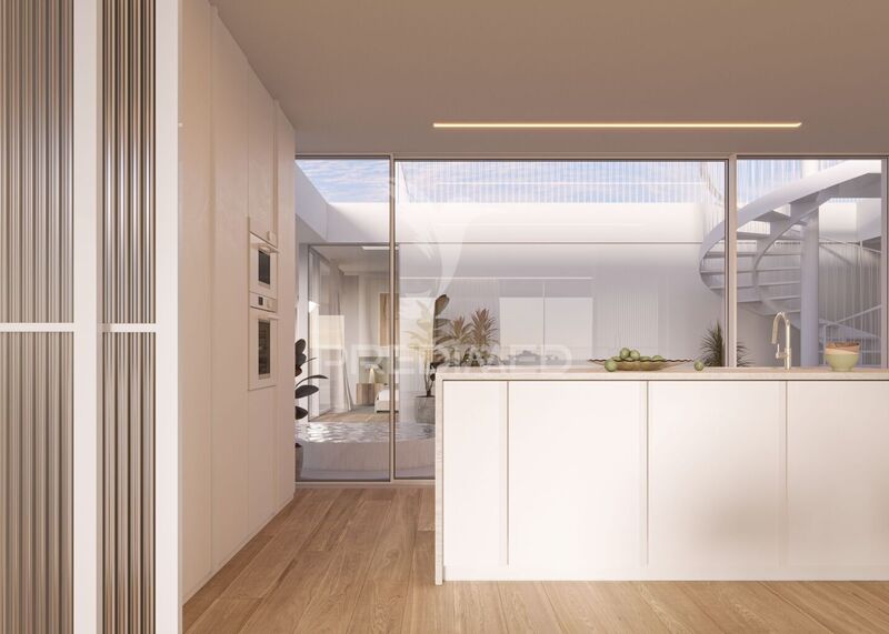 Apartamento em construção T2 Quarteira Loulé - videovigilância, alarme, ténis, piscina, ar condicionado, jardins, varanda, cozinha equipada
