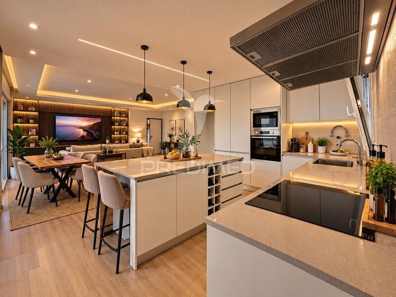 Casa V3 Aislada Fernão Ferro Seixal - jardín, aire acondicionado, paneles solares, barbacoa, doble acristalamiento