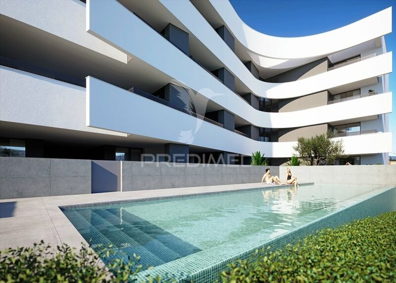 Apartment T2 Santa Maria Lagos - swimming pool, garage, air conditioning, kitchen