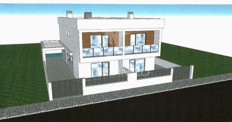 House Semidetached 3 bedrooms Fernão Ferro Seixal - barbecue, balcony, equipped kitchen, garden, swimming pool, double glazing