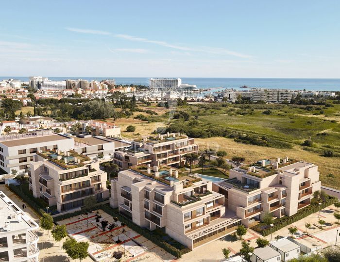 Apartment nouvel T2 Quarteira Loulé - air conditioning, alarm, equipped, garage, video surveillance, balconies, balcony, swimming pool, sauna