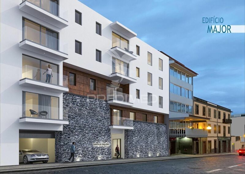 Apartamento T1 novo Sé Funchal - isolamento acústico, painéis solares, garagem, isolamento térmico, varandas