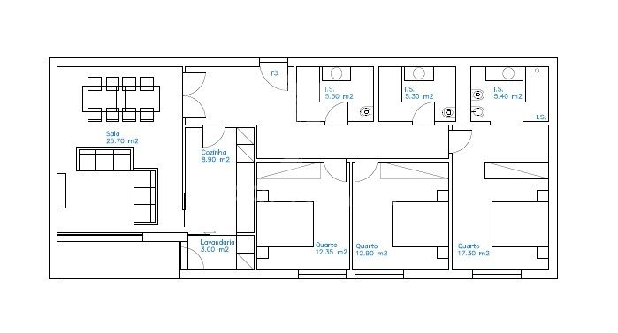 Apartment new 3 bedrooms Matosinhos - garage, balcony, great location, 3rd floor
