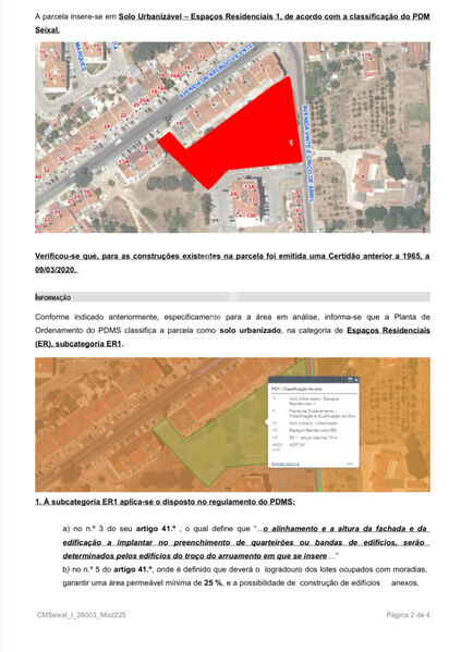 Land with 4000sqm Seixal