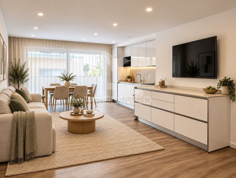 Apartamento T2 Novo com Terraço Privativo e Garagem Fechada - Nazaré