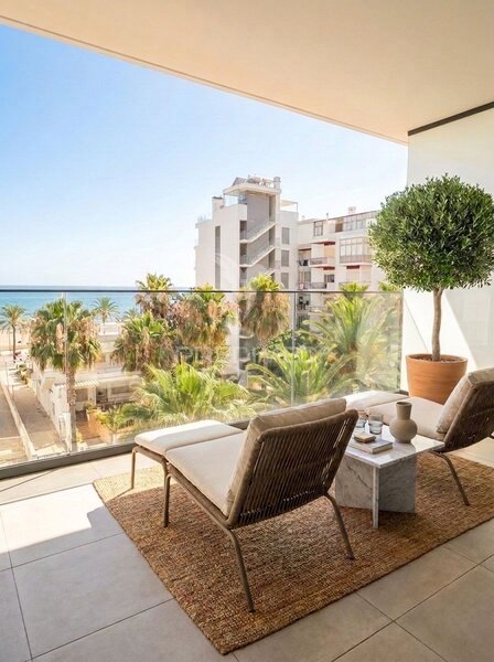 Apartment new sea view 4 bedrooms Quarteira Loulé - store room, sea view, swimming pool