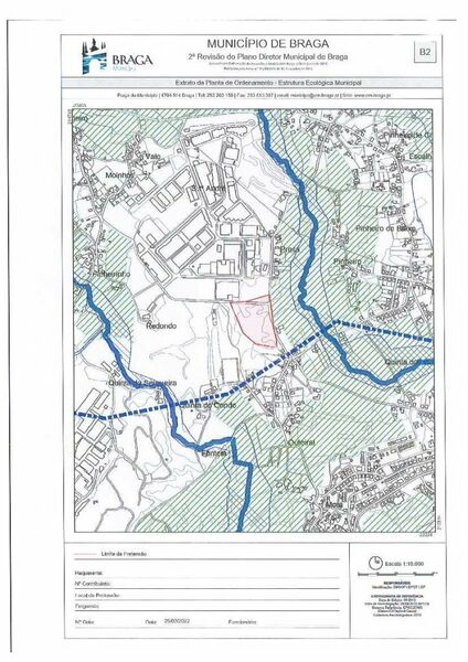 земля городской c 30549m2 Adaúfe Braga
