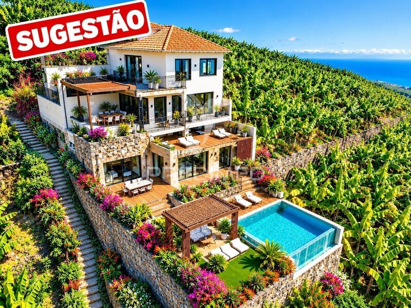 Casa V3 Câmara de Lobos - jardim