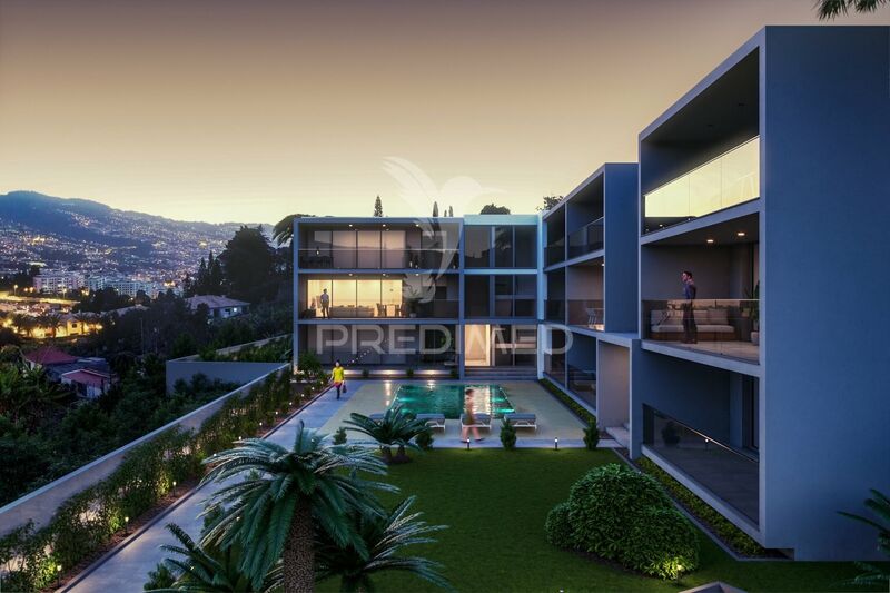 Apartment Modern under construction 2 bedrooms São Martinho Funchal - balconies, swimming pool, splendid view, balcony, gardens