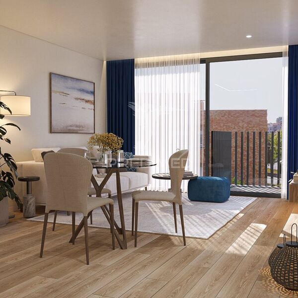 Apartamento Moderno T2 Vila Nova de Gaia - condomínio, ar condicionado