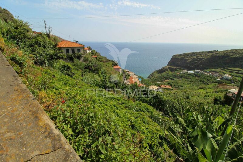 Terreno Rústico com 1142m2 Tabua Ribeira Brava - vista mar