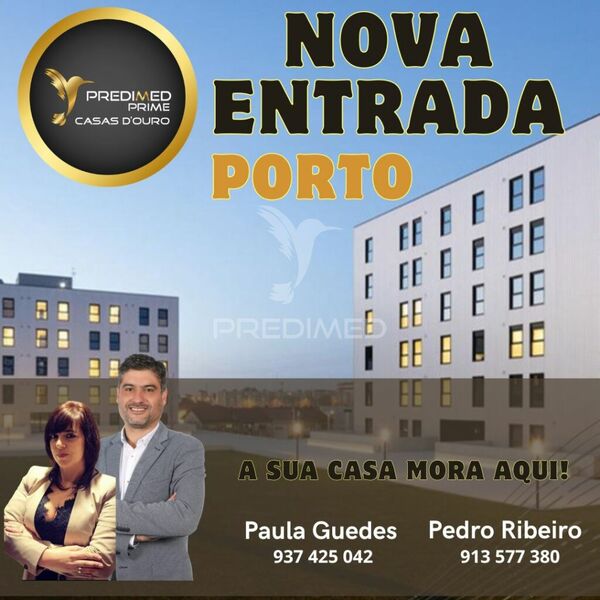 Apartment T1 nouvel Paranhos Porto - garage, terrace, parking space