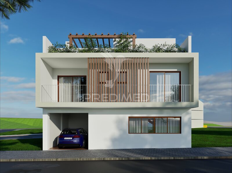 Casa Moderna V4 Sines - jardín