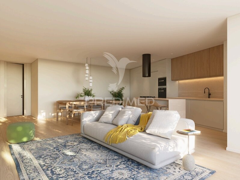 Apartamento T2 Moderno bem localizado Madalena Vila Nova de Gaia - isolamento térmico, condomínio fechado, garagem, ar condicionado, jardim, piscina, vaga de garagem, isolamento acústico