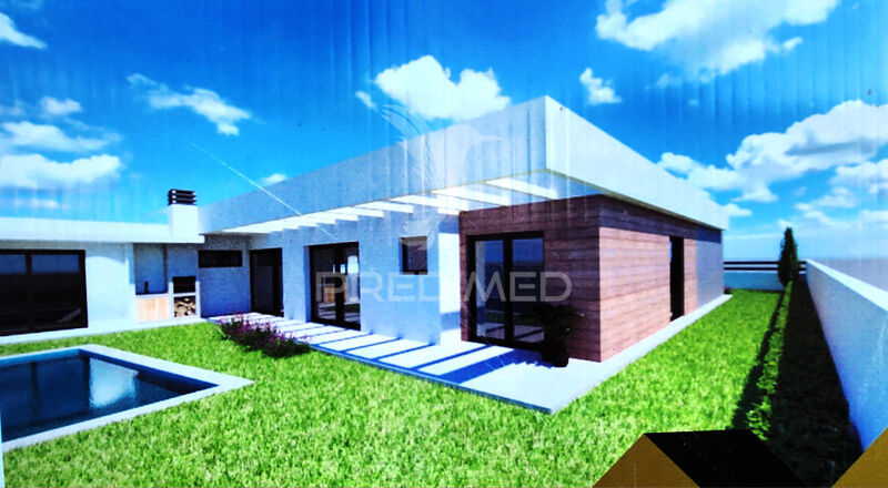 House Isolated under construction 4 bedrooms Setúbal - swimming pool, garden, barbecue, garage, parking lot, solar panels, double glazing