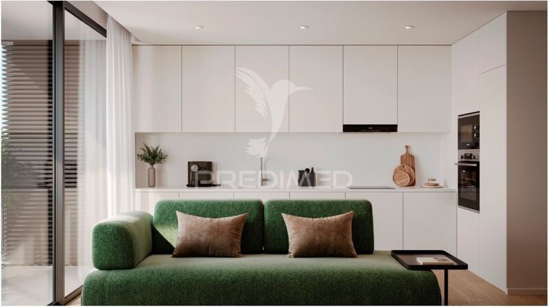 Apartment T1 in the center Paranhos Porto - air conditioning, parking space, playground, garage, balcony