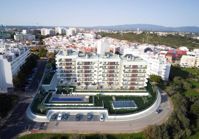 Apartment 2 bedrooms Portimão - gated community, air conditioning, playground, swimming pool