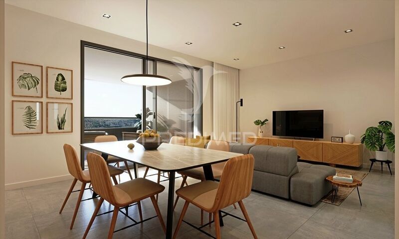 Apartment T2 Santa Maria Lagos - air conditioning, garage, kitchen, swimming pool