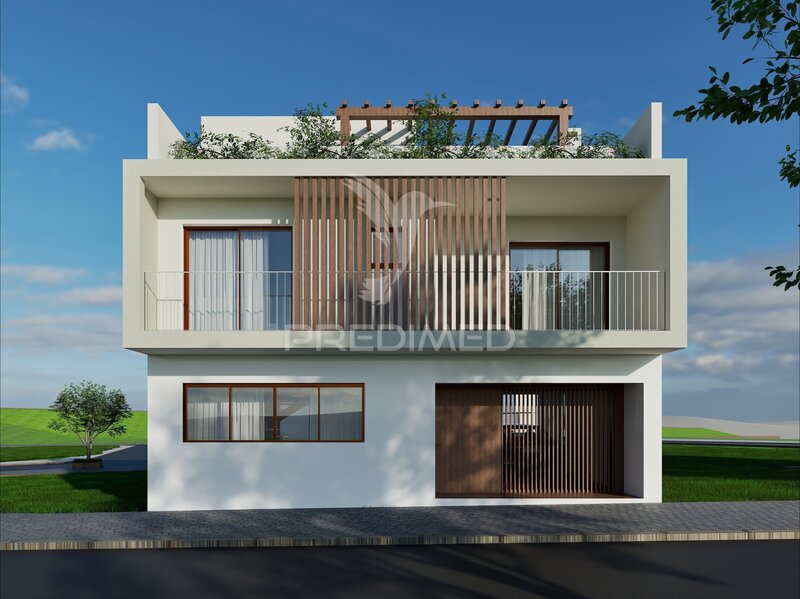 Casa Moderna V4 Sines - jardín