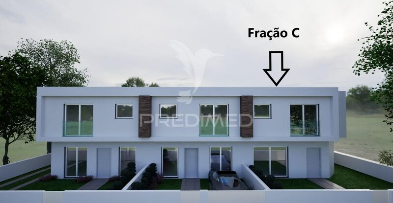 House 3 bedrooms Modern under construction Fernão Ferro Seixal - solar heating, alarm, garden, solar panels, barbecue, double glazing, air conditioning, equipped