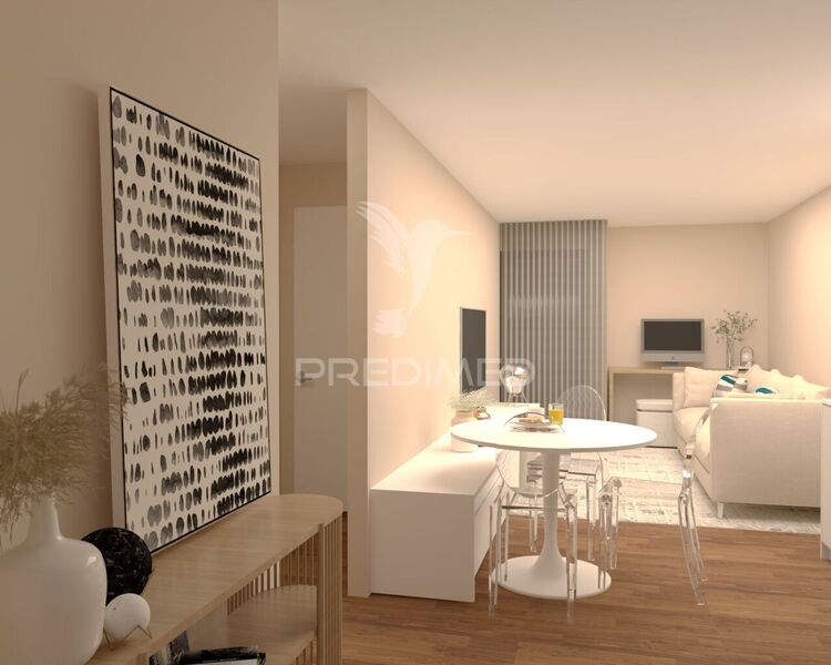 Apartamento novo T2 São Vicente Braga - equipado, ar condicionado, isolamento térmico