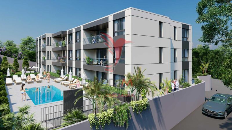 Apartamento Moderno T3 Santo António Funchal - varandas, arrecadação, terraços, garagem, condomínio privado, piscina, vidros duplos