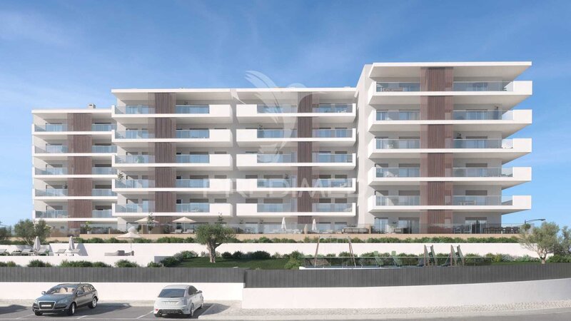 Apartment 1 bedrooms under construction Portimão - air conditioning, double glazing, playground, gated community, green areas, swimming pool