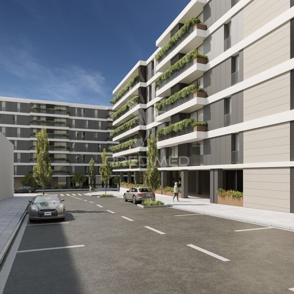 апартаменты T1 Paranhos Porto - веранда, система кондиционирования, сады, веранды, детская площадка