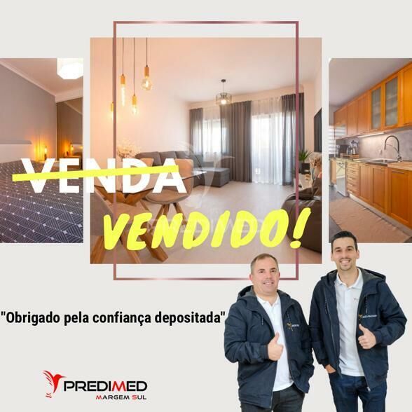 Apartamento T2 Renovado Quinta do Conde Sesimbra - 2º andar, equipado, varanda, aquecimento central, jardim